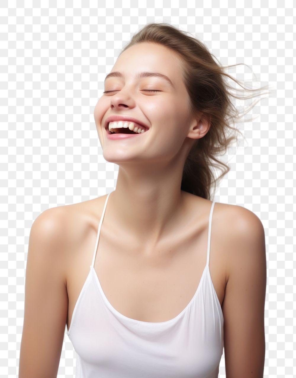 PNG Laughing adult relaxation happiness. AI generated Image by rawpixel.
