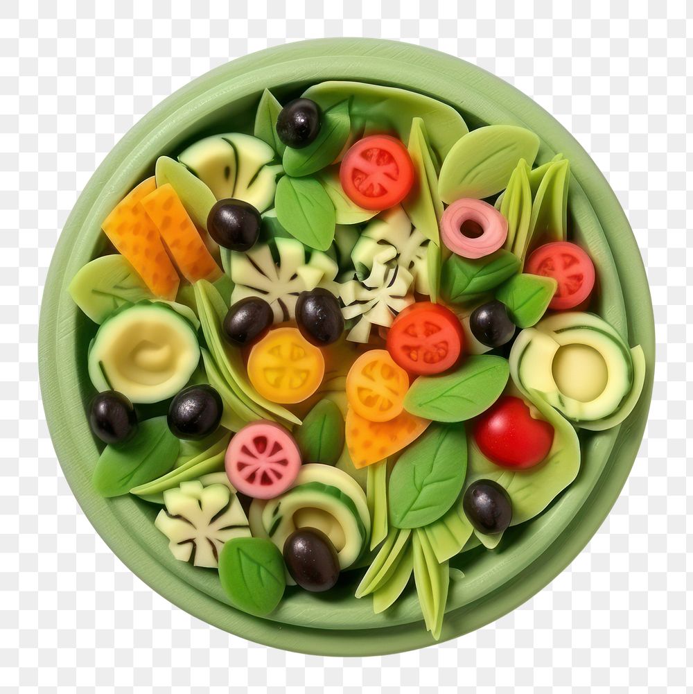 PNG Salad food dish lunch. AI generated Image by rawpixel.