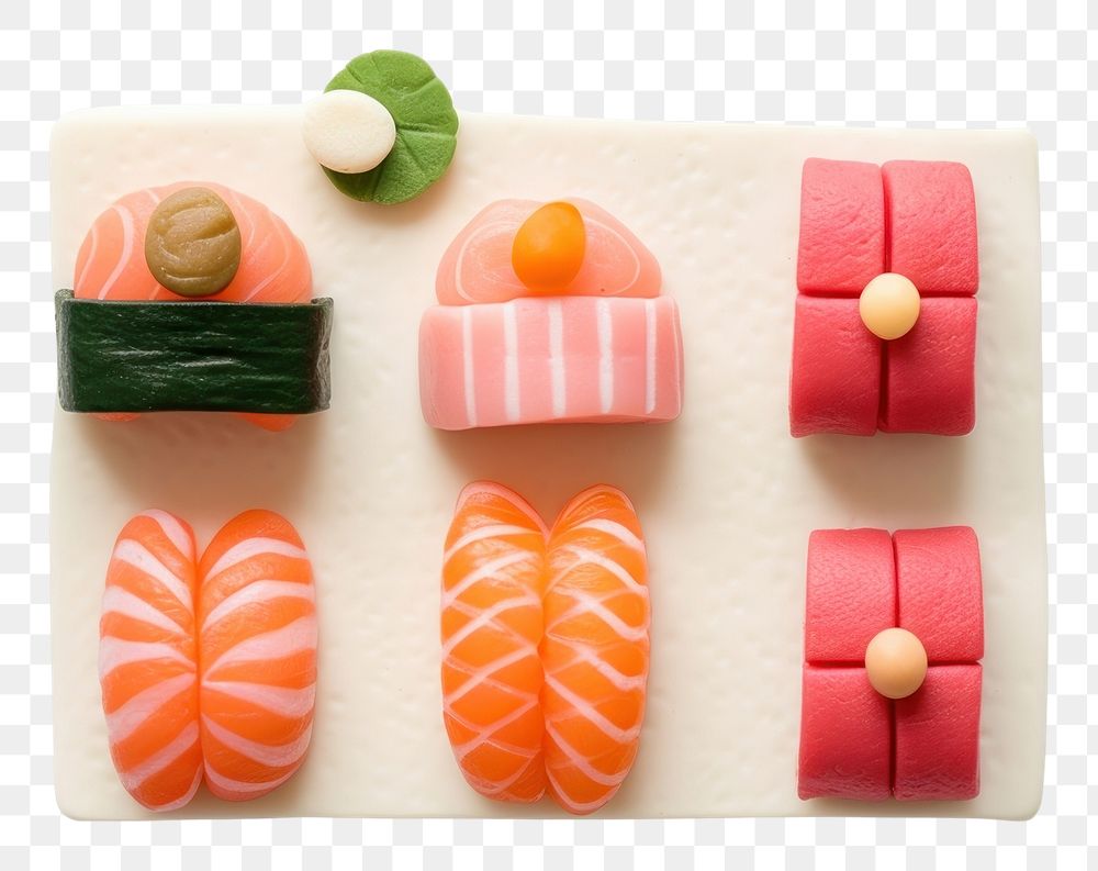 PNG Sushi dish food confectionery. AI generated Image by rawpixel.