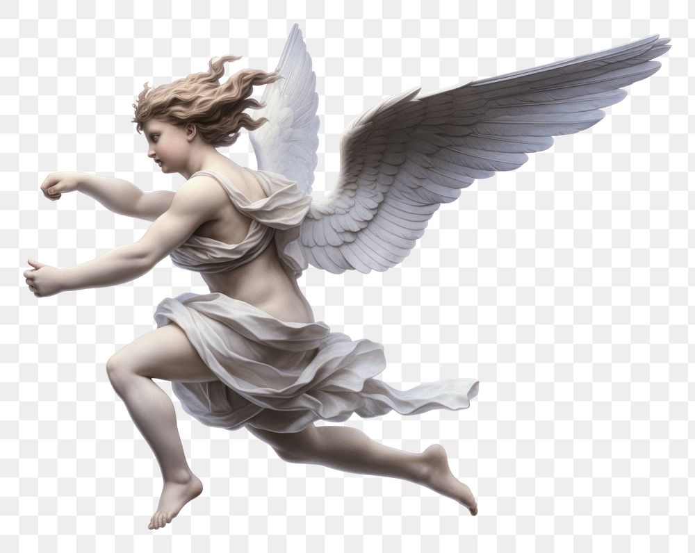 PNG  Cupid angel white representation