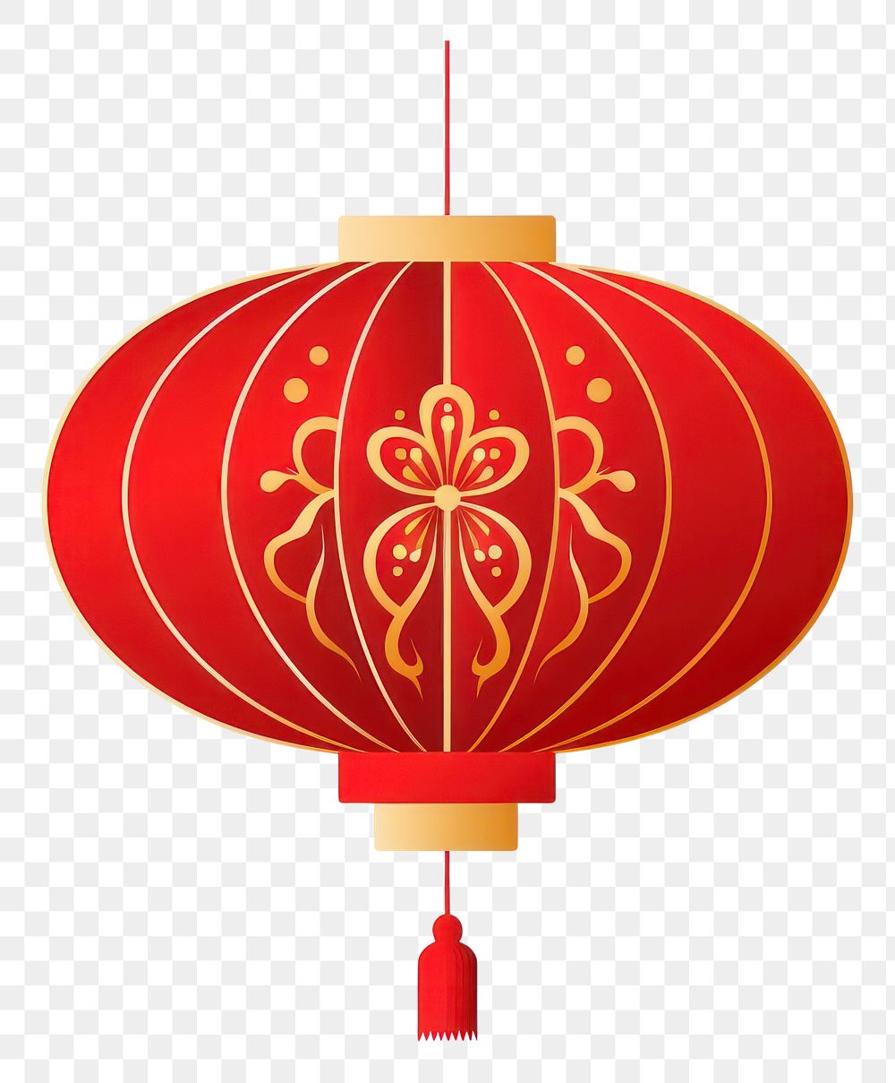 PNG Chinese lantern red chinese new year white background. AI generated Image by rawpixel.