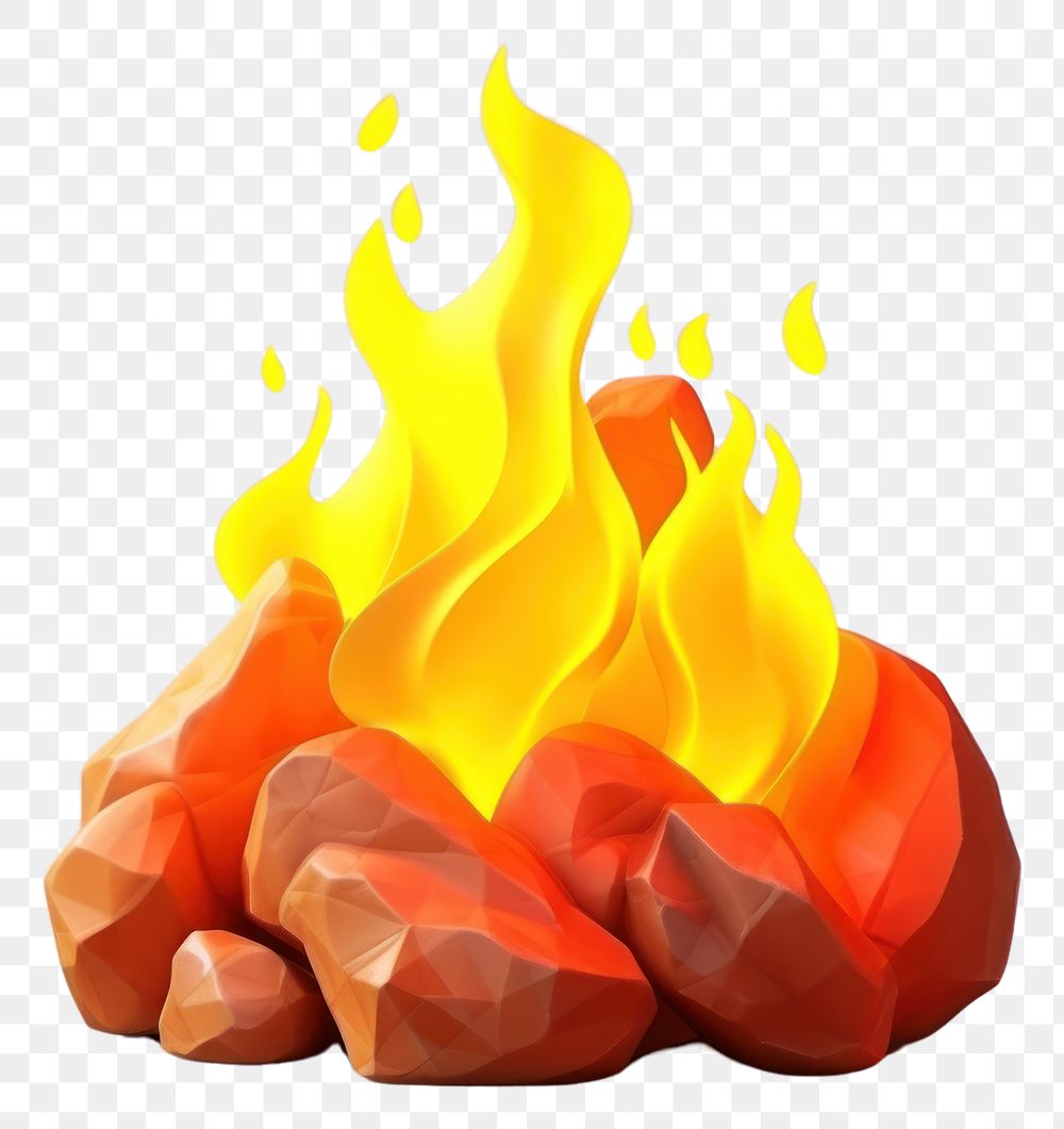 PNG  Fire fireplace firewood campfire. AI generated Image by rawpixel.