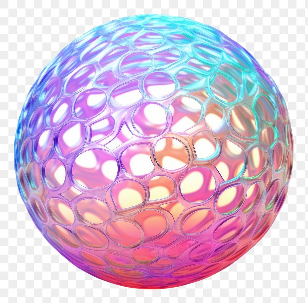 PNG  Cellular structure sphere shape ball white background illuminated. AI generated Image by rawpixel.