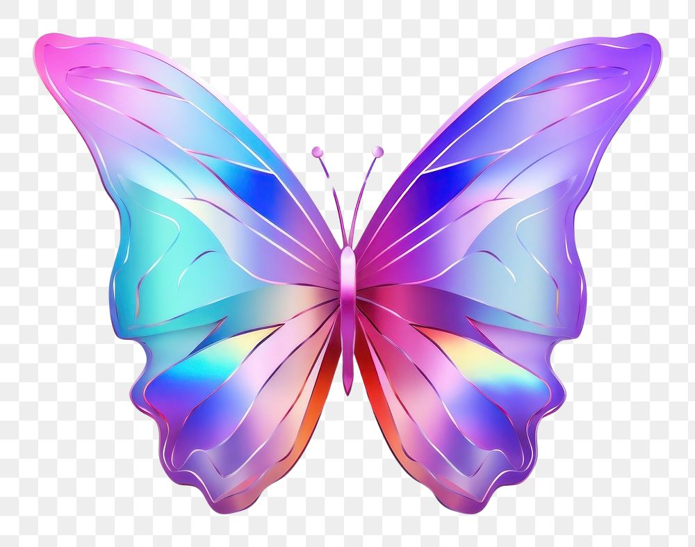 PNG  Butterfly icon animal purple petal. AI generated Image by rawpixel.