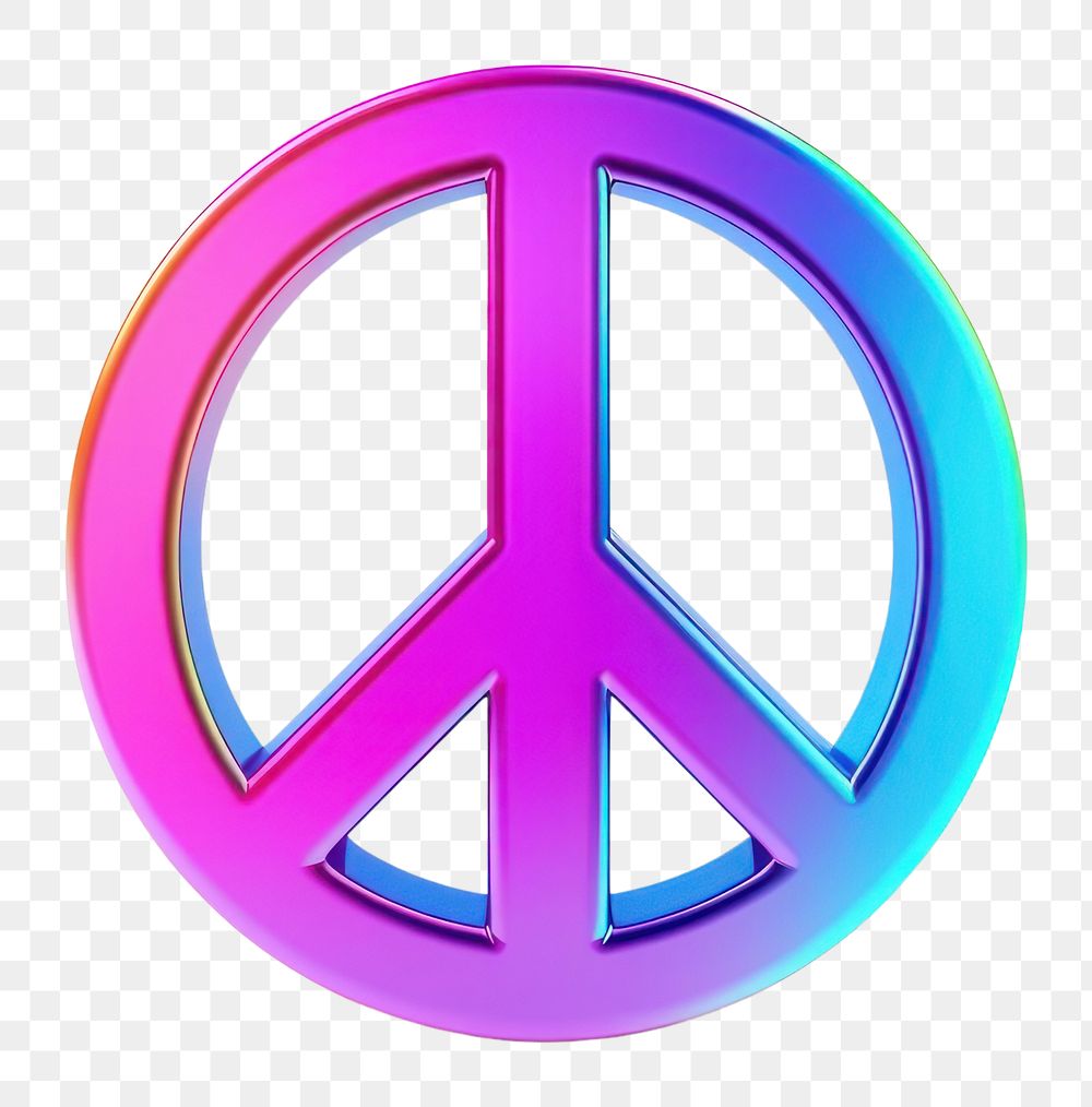 PNG  Peace icon symbol white background circle. AI generated Image by rawpixel.
