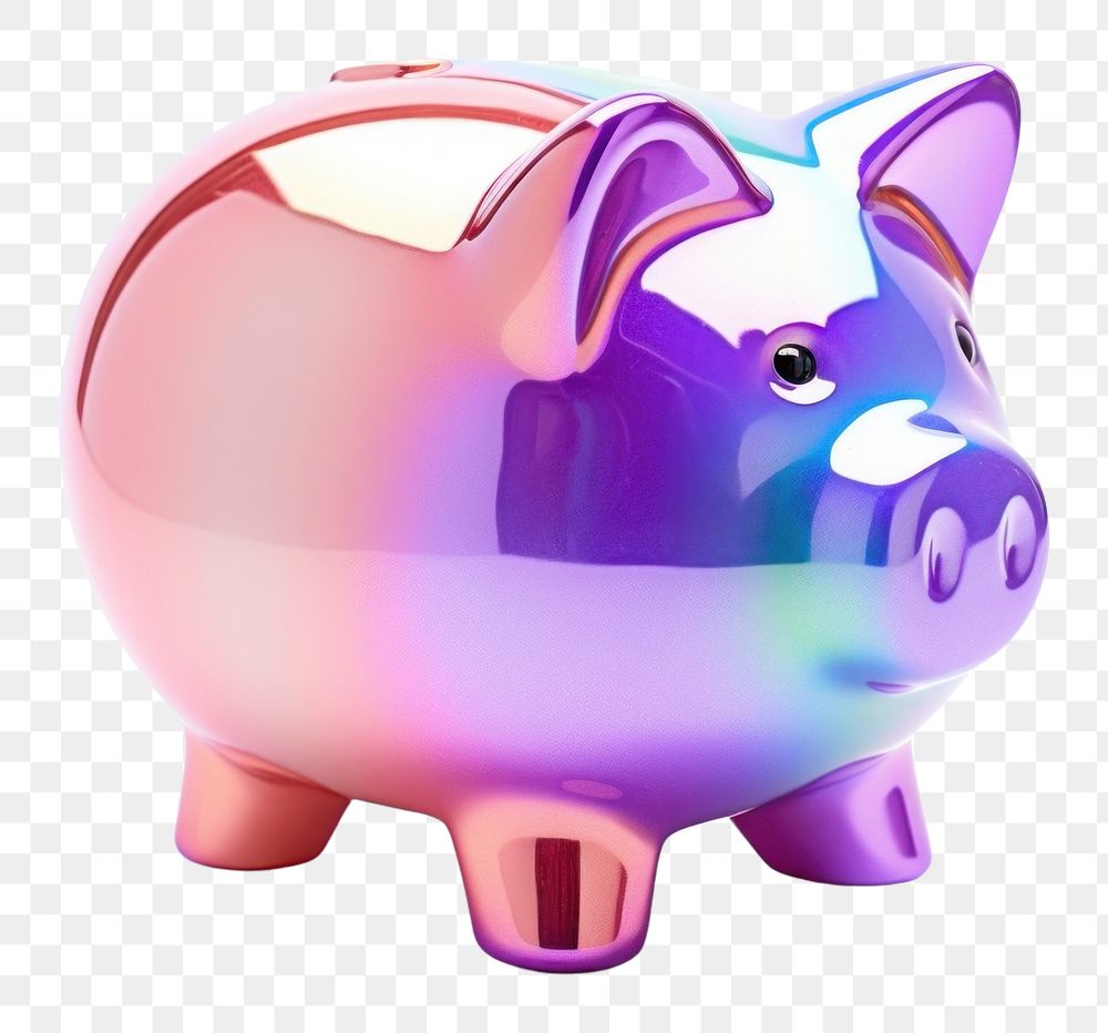 PNG  Piggy bank white background representation investment. AI generated Image by rawpixel.