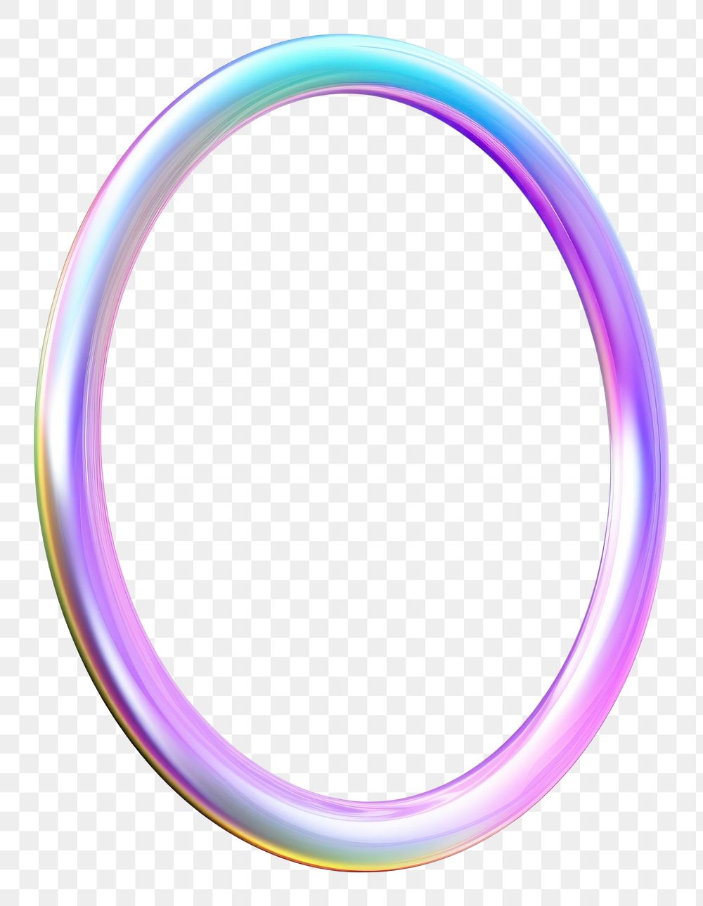 PNG  Very thin hoop shape jewelry purple white background. AI generated Image by rawpixel.