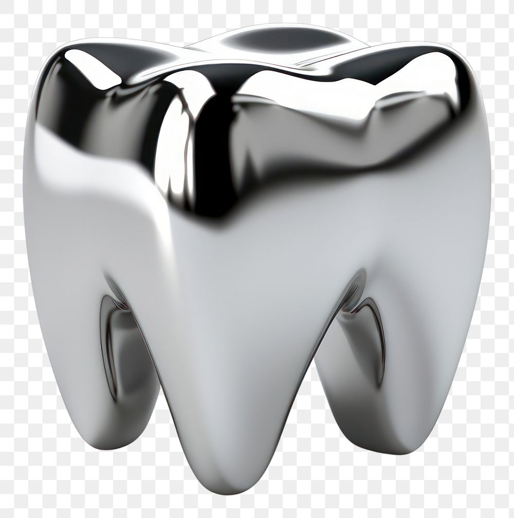 PNG  Teeth icon chrome white background electronics. AI generated Image by rawpixel.