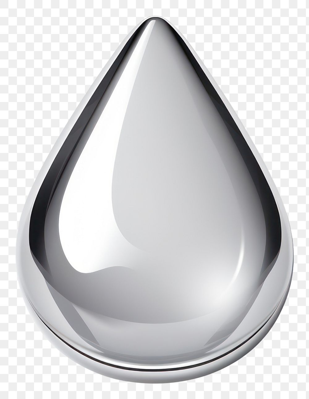 PNG  Waterdrop icon white background simplicity jewelry. AI generated Image by rawpixel.