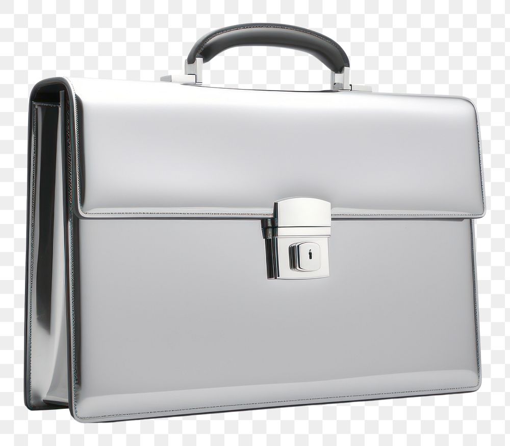PNG  Business bag briefcase white background suitcase. AI generated Image by rawpixel.