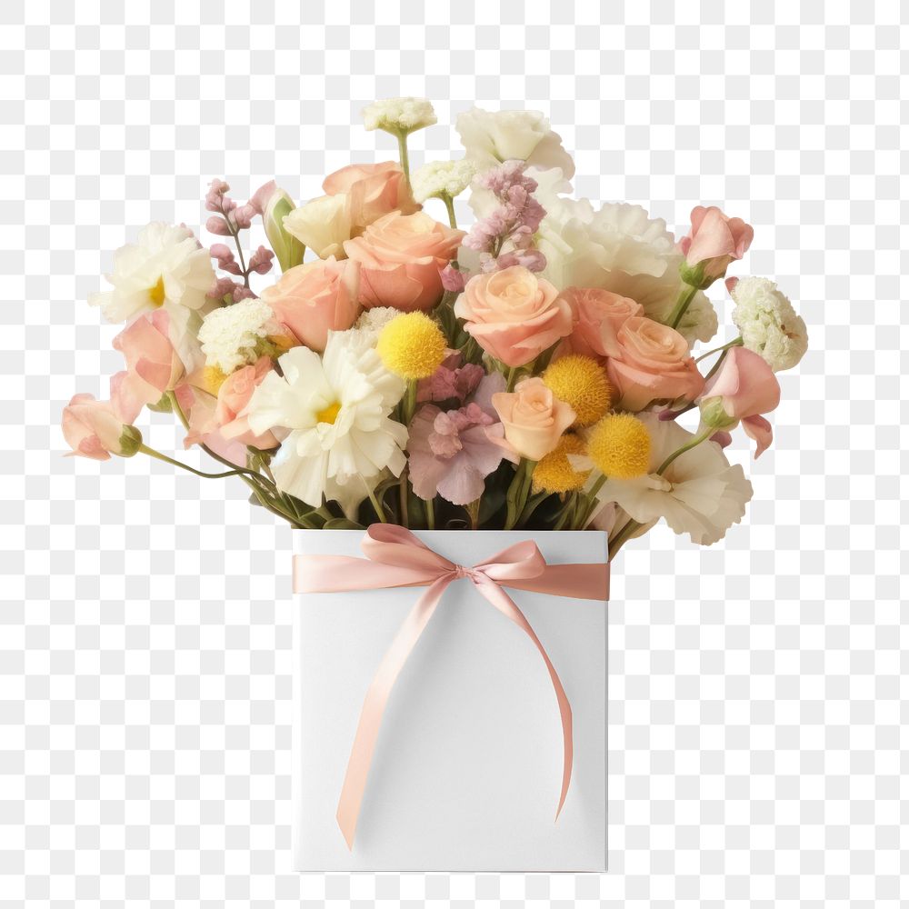 Flower bouquet png, design element, transparent background