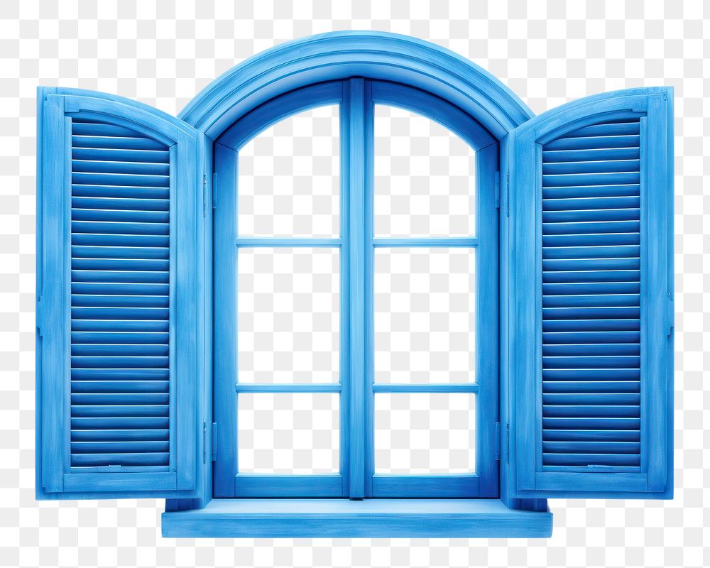 PNG  Window blue white background architecture