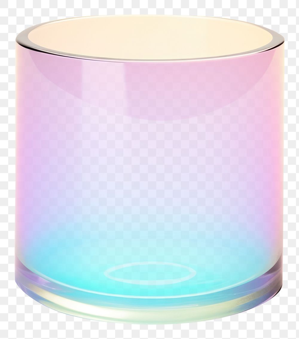 PNG Cylinder shape cylinder glass vase. AI generated Image by rawpixel.