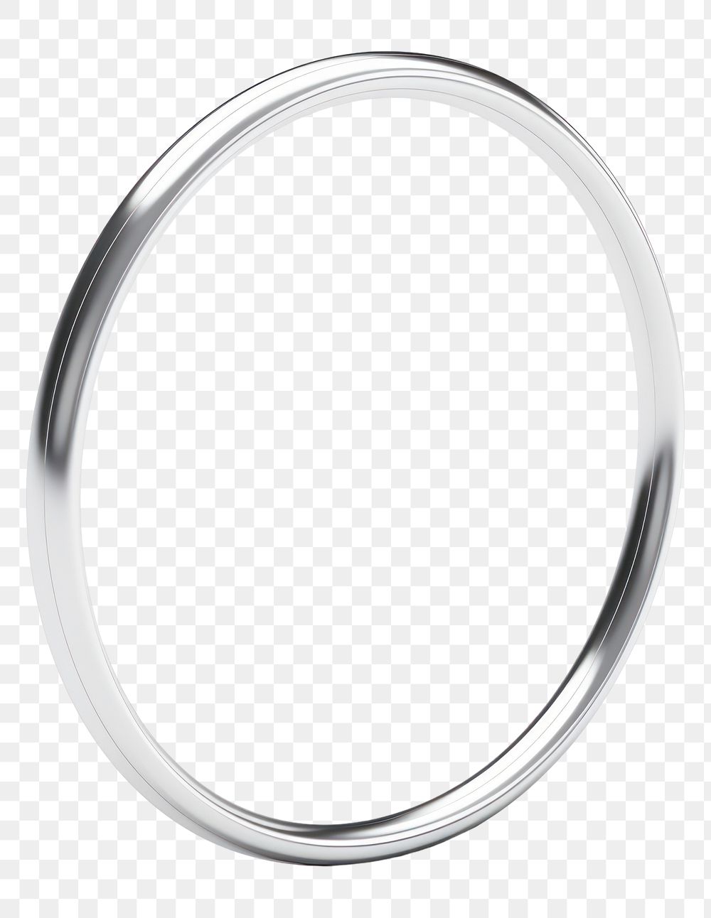 PNG Very thin hoop shape platinum jewelry silver