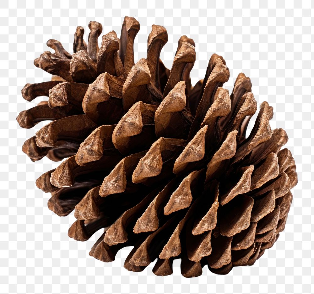 PNG Pinecone plant white background pattern. AI generated Image by rawpixel.