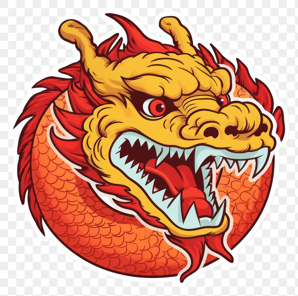 PNG  Chinese dradon dragon representation creativity. AI generated Image by rawpixel.