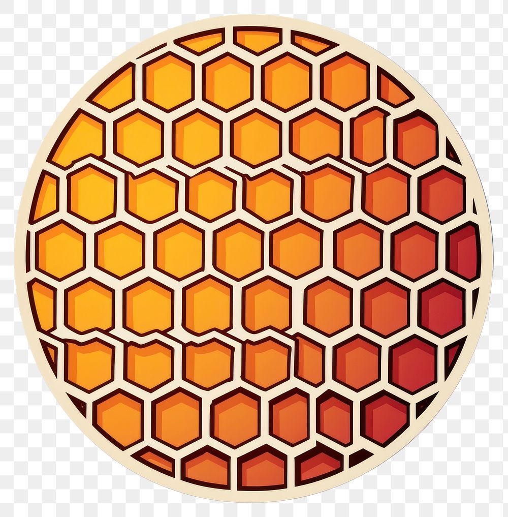 PNG Honey comb honeycomb white background hexagon. 