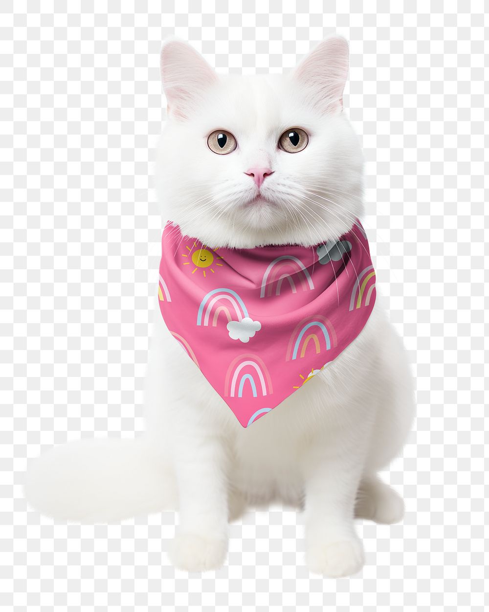 Cat's scarf  png, fashion apparel, transparent background