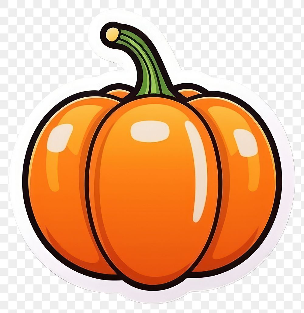 PNG  Pumpkin vegetable food anthropomorphic. AI generated Image by rawpixel.