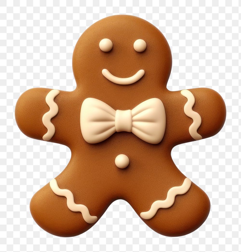 PNG Gingerbread Christmas man gingerbread cookie christmas. AI generated Image by rawpixel.