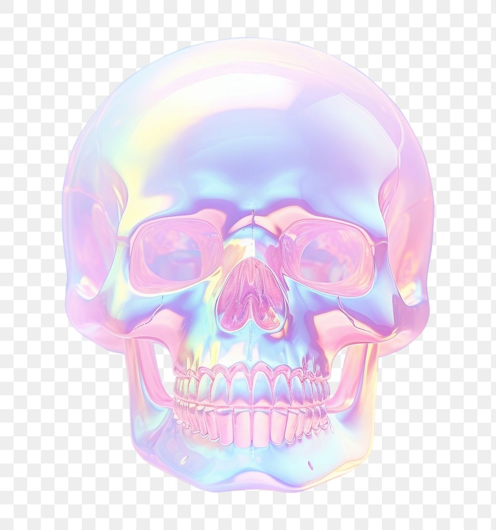 PNG Human skull illuminated celebration glowing. AI generated Image by rawpixel.