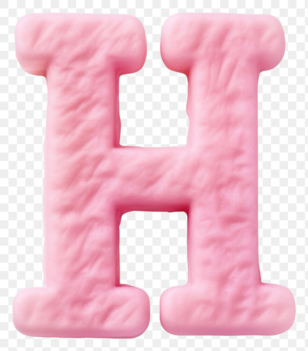 PNG Lowercase h letters plasticine text pink white background. AI generated Image by rawpixel.