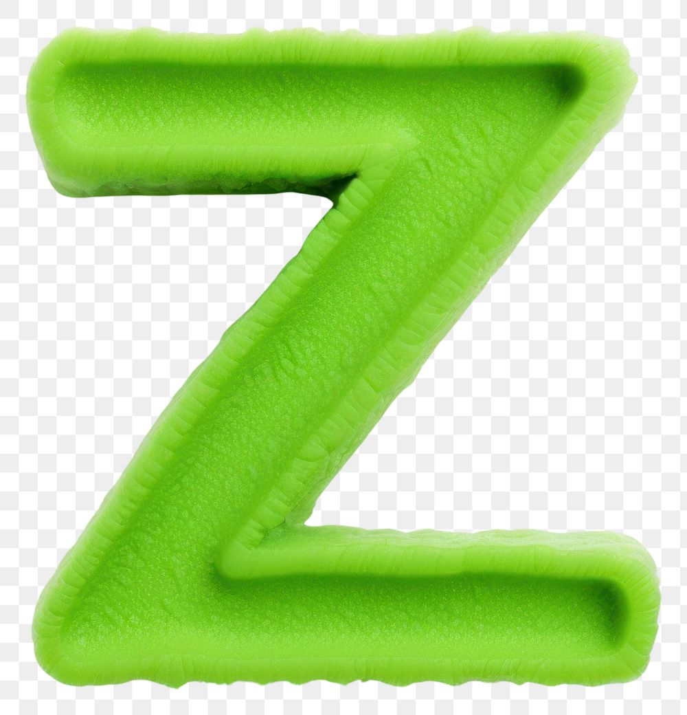 PNG Lowercase Z letters plasticine text alphabet number. AI generated Image by rawpixel.
