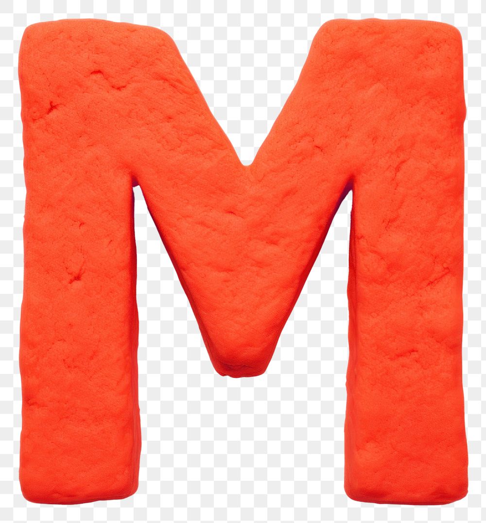 PNG M letters plasticine yellow food white background. AI generated Image by rawpixel.