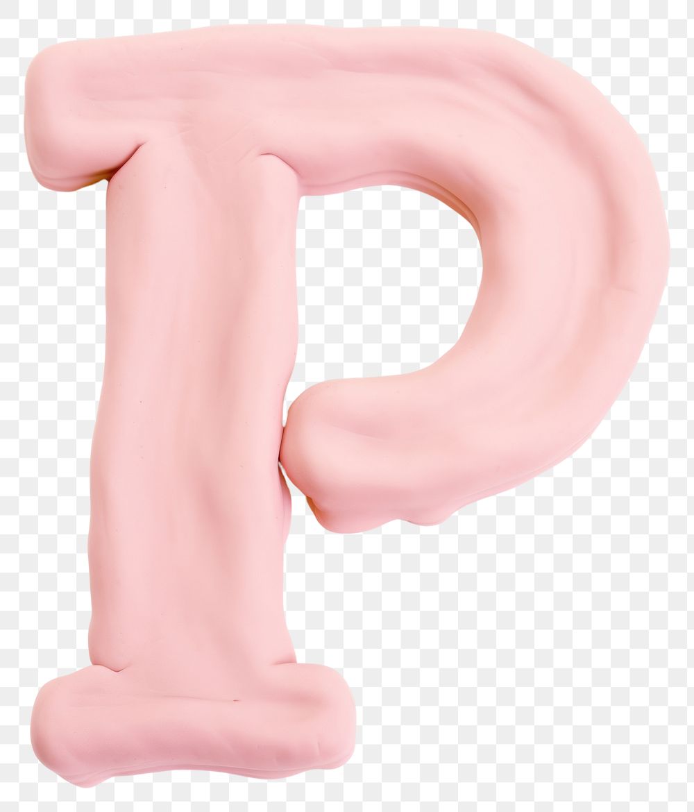 PNG P letters plasticine text number pink. AI generated Image by rawpixel.