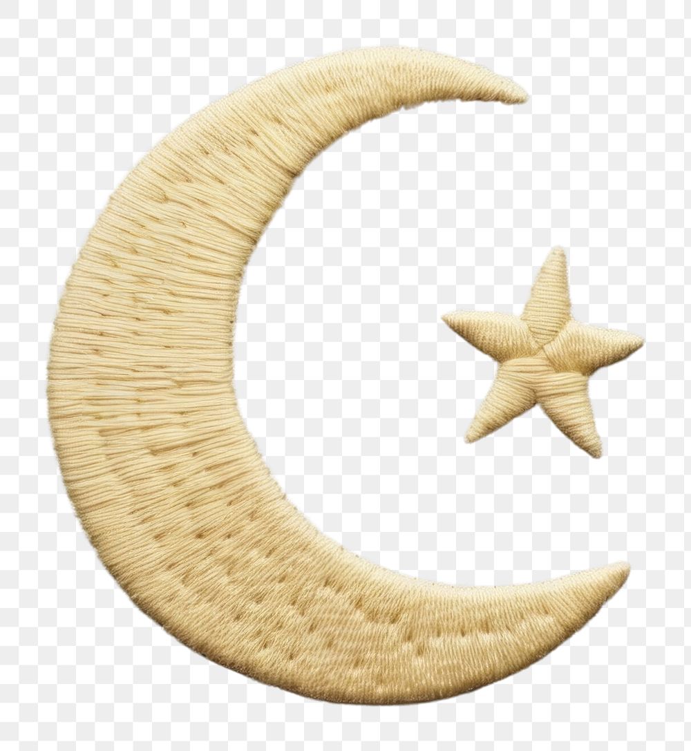PNG Moon pattern astronomy crescent. AI generated Image by rawpixel.