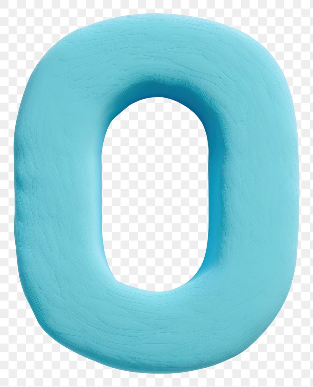 PNG Plasticine o letters turquoise blue text. AI generated Image by rawpixel.