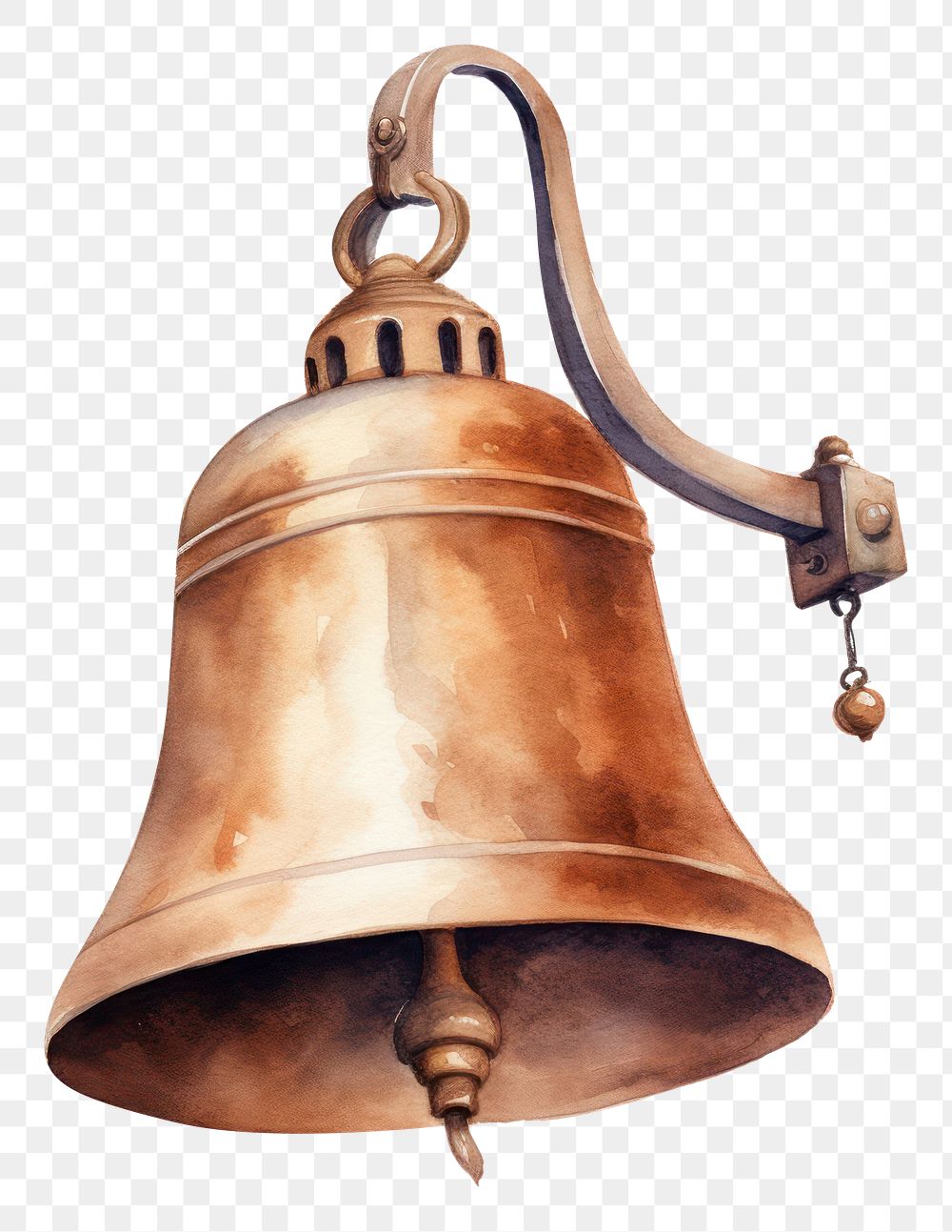 PNG Bell white background architecture lighting. AI generated Image by rawpixel.