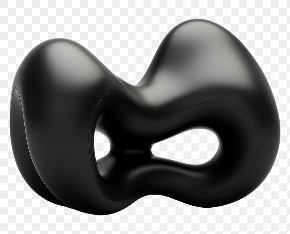 PNG Biomorphic black simplicity monochrome. AI generated Image by rawpixel.