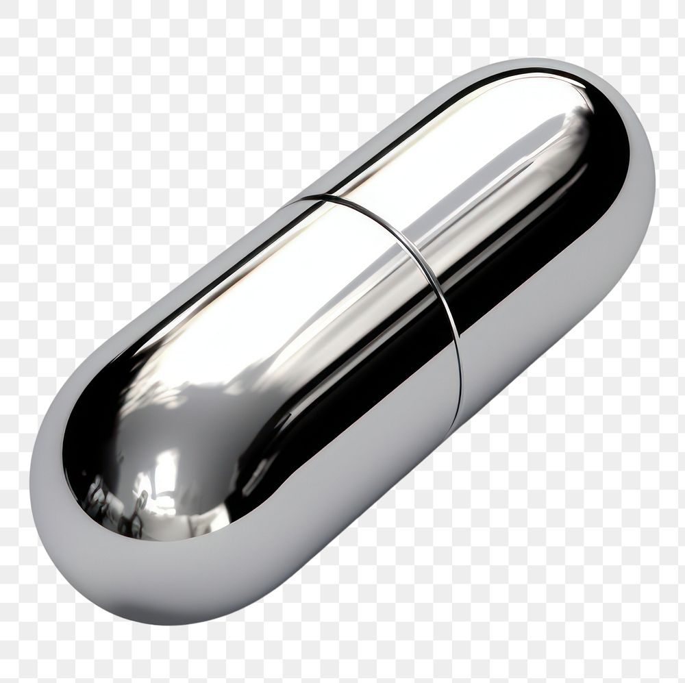 PNG Capsule shape pill medication platinum. AI generated Image by rawpixel.