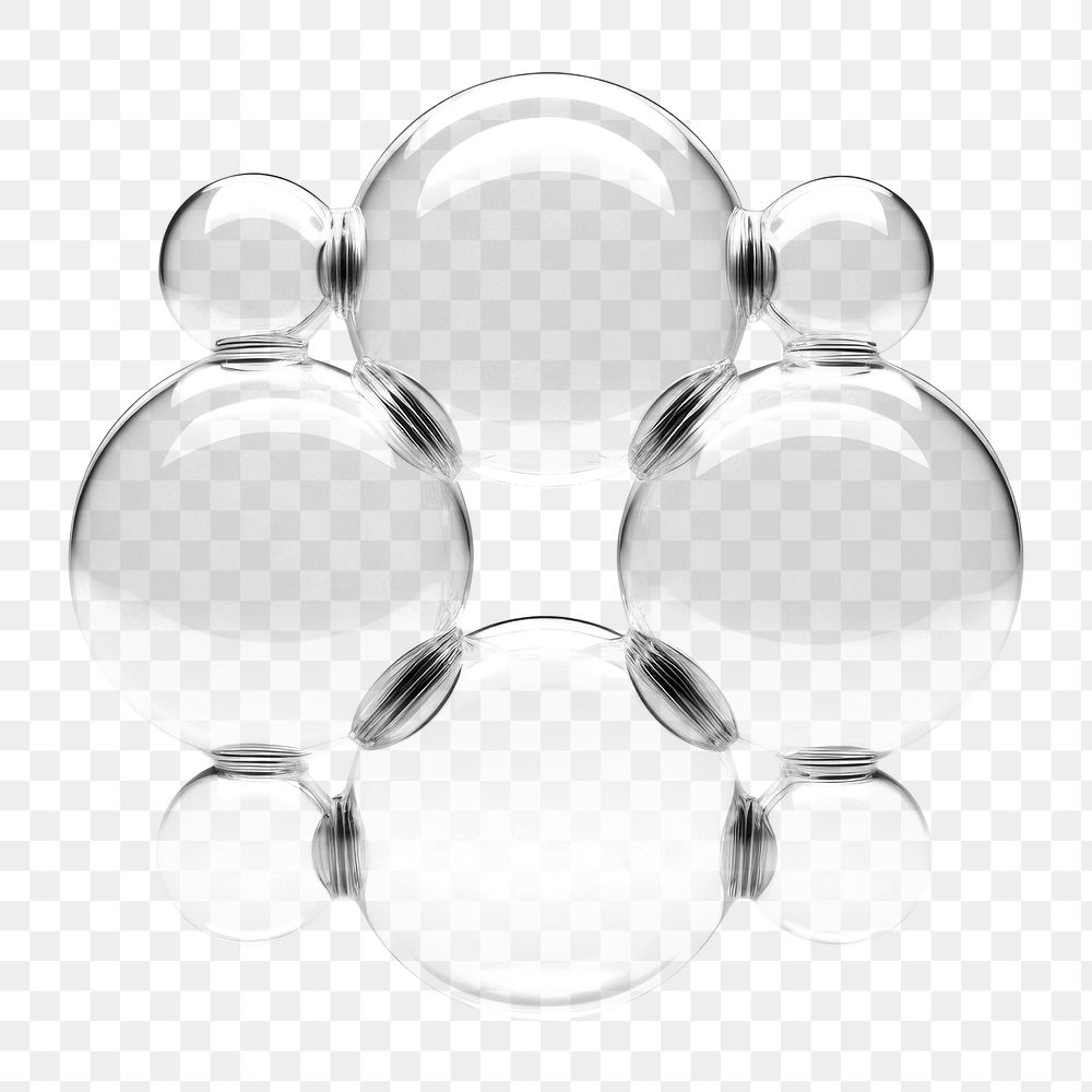 PNG Circle molecular transparent jewelry bubble. AI generated Image by rawpixel.