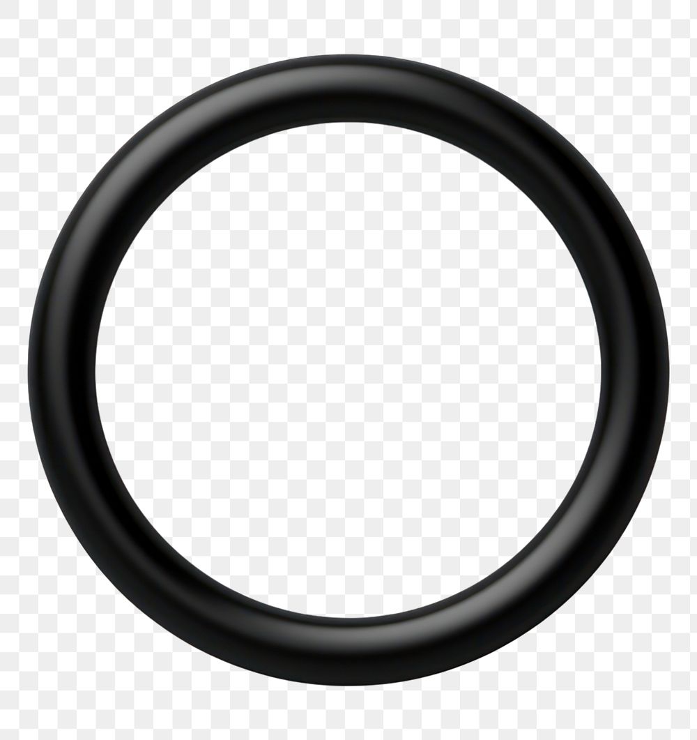 PNG Circle shape black ring. AI generated Image by rawpixel.