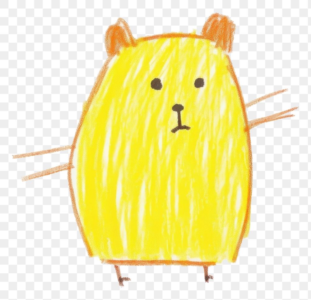 PNG  Hamster drawing animal art. AI generated Image by rawpixel.