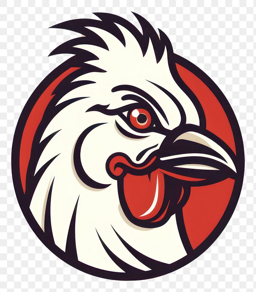 PNG  Chicken logo animal bird. AI generated Image by rawpixel.