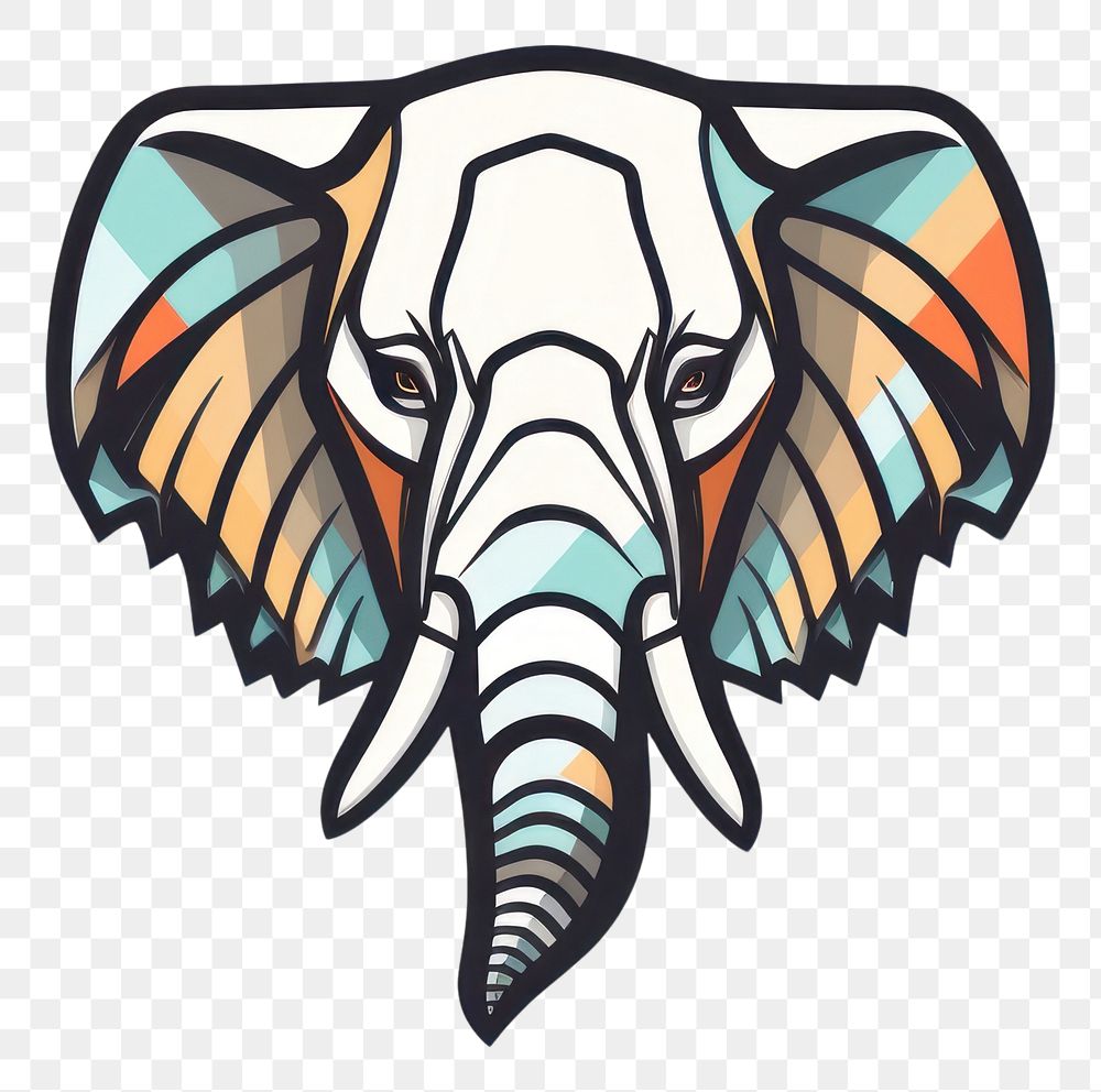 PNG  Elephant wildlife drawing animal. AI generated Image by rawpixel.