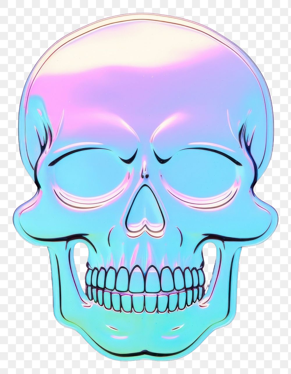 PNG Skull shape representation creativity. 
