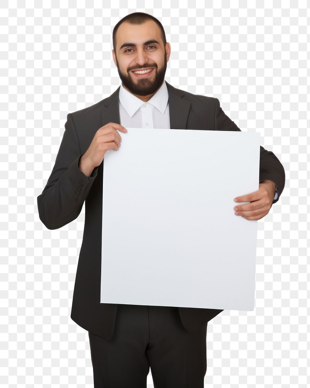 PNG A arab business man portrait holding adult. AI generated Image by rawpixel.