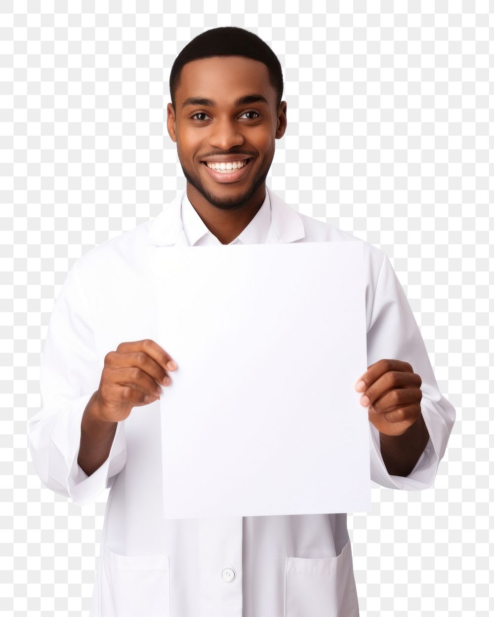 PNG A doctor latin man portrait adult paper. AI generated Image by rawpixel.