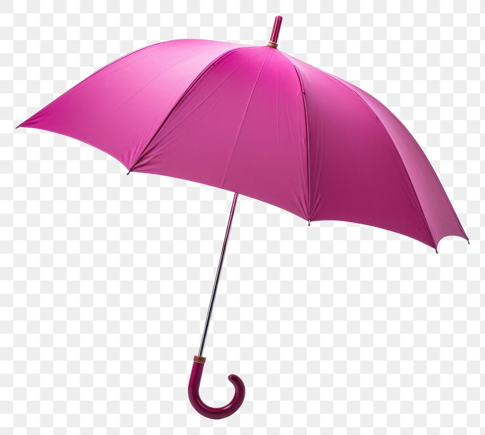 PNG  Magenta umbrella white background protection sheltering. AI generated Image by rawpixel.