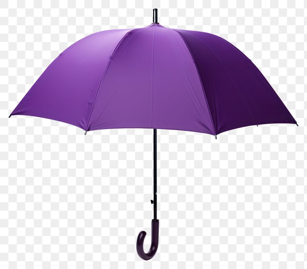 PNG  Purple umbrella white background protection sheltering. AI generated Image by rawpixel.