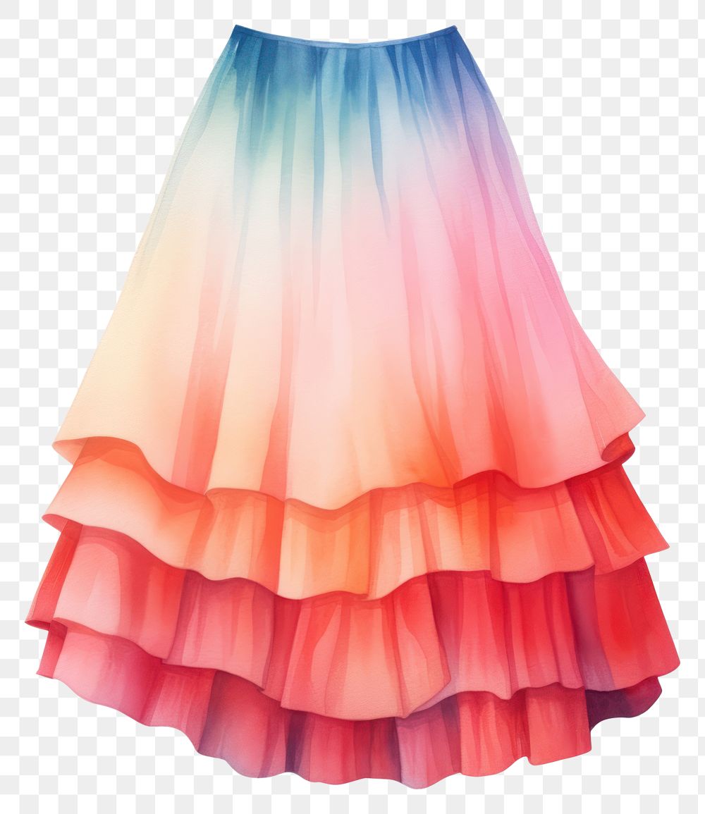 PNG Tiered skirt miniskirt quinceañera celebration. AI generated Image by rawpixel.
