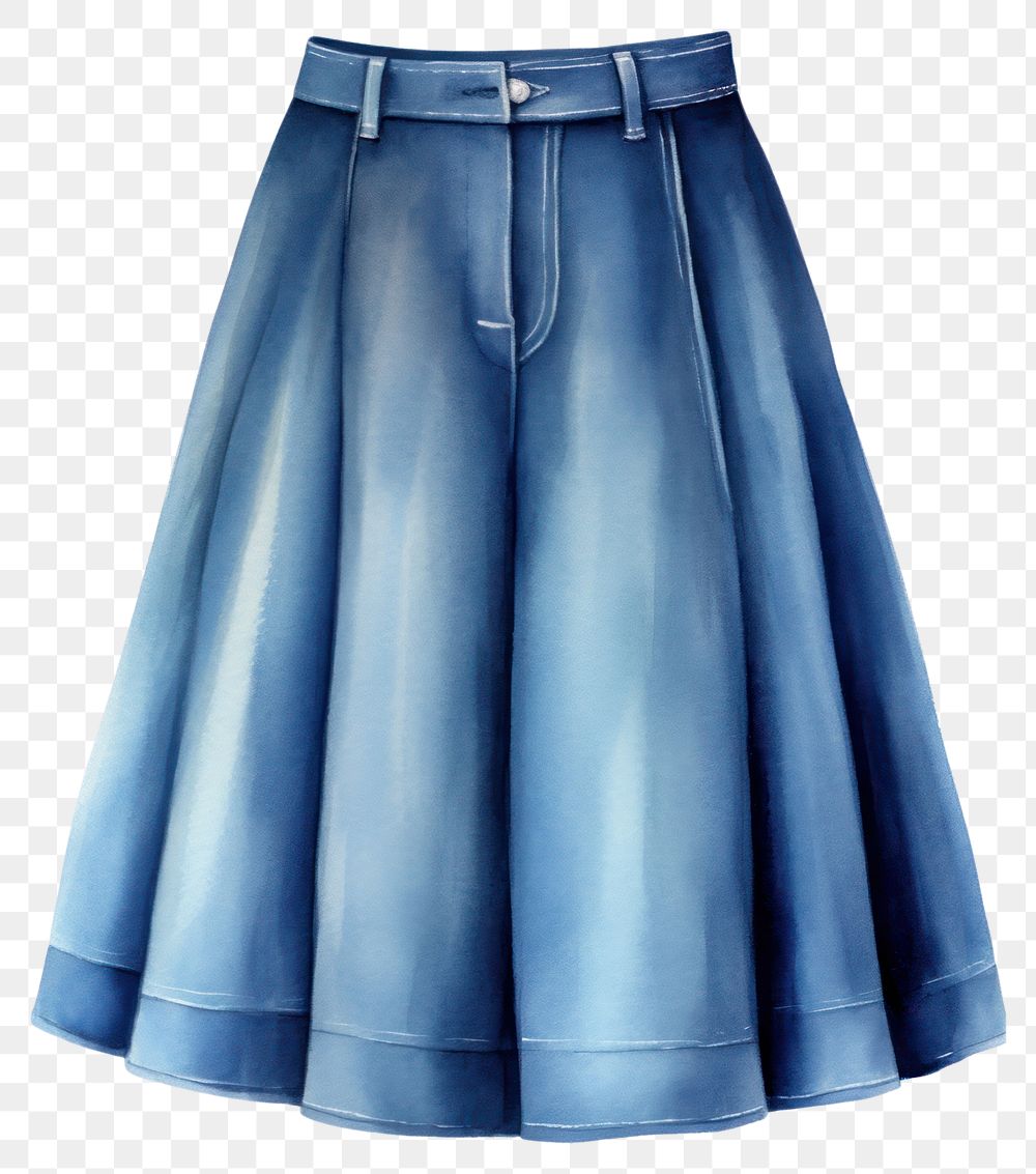 PNG Denim skirt miniskirt footwear elegance. AI generated Image by rawpixel.