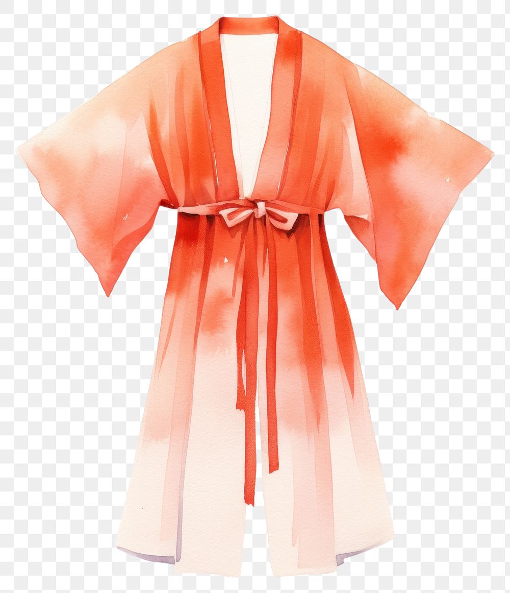 PNG Kimono fashion blouse dress. AI generated Image by rawpixel.