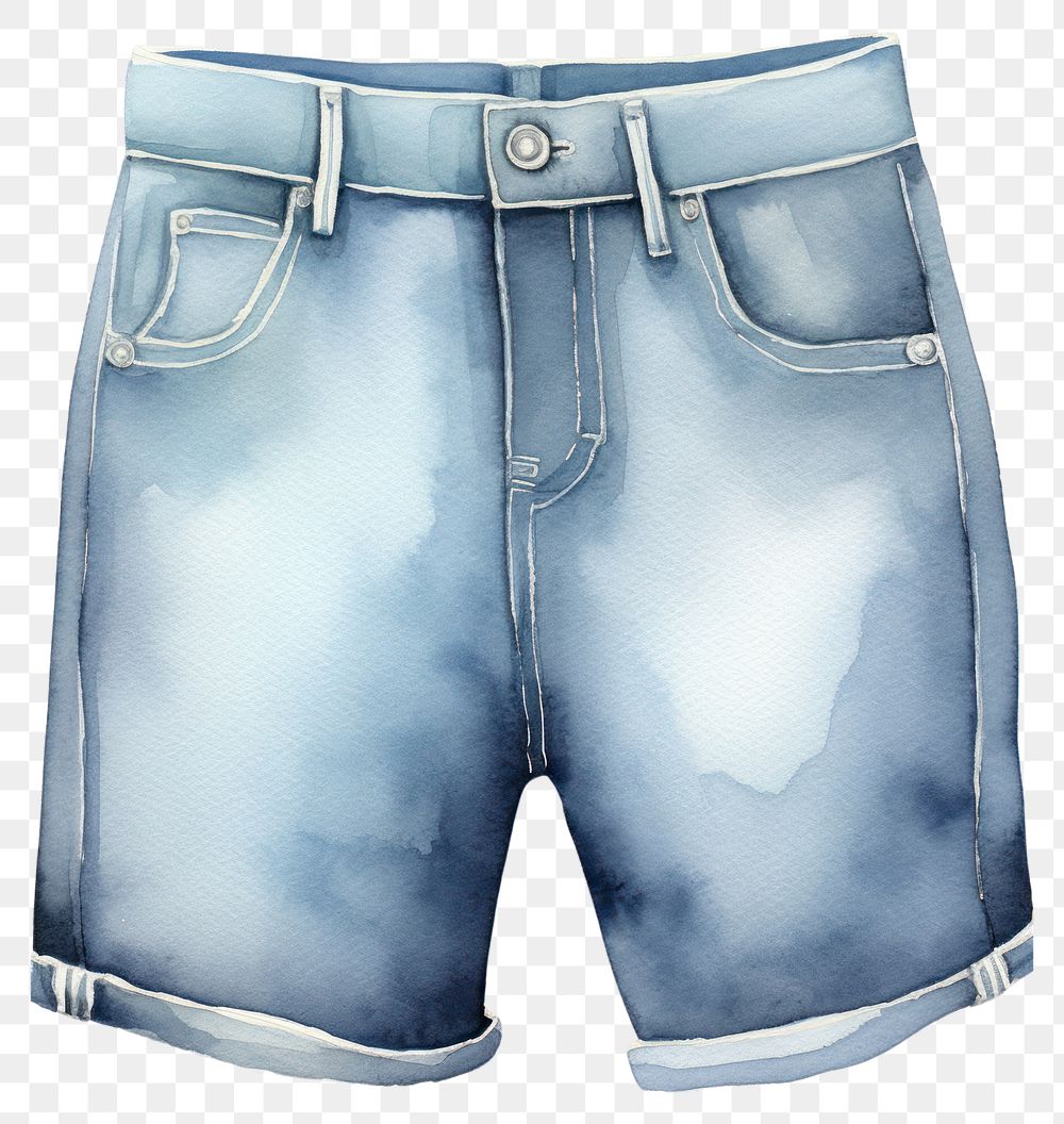PNG Pants jean short shorts jeans underpants. AI generated Image by rawpixel.