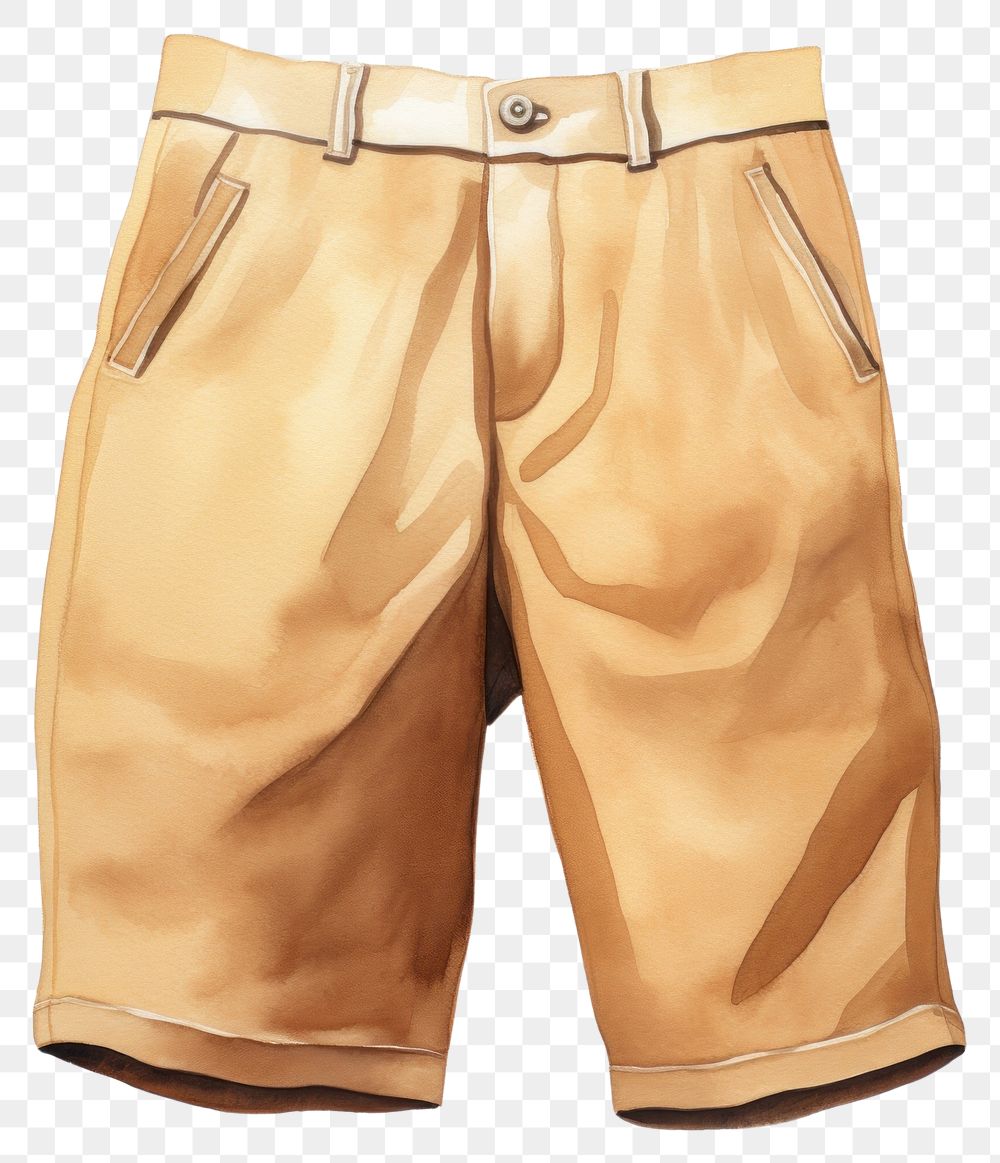 PNG Pants shorts khaki underpants. AI generated Image by rawpixel.