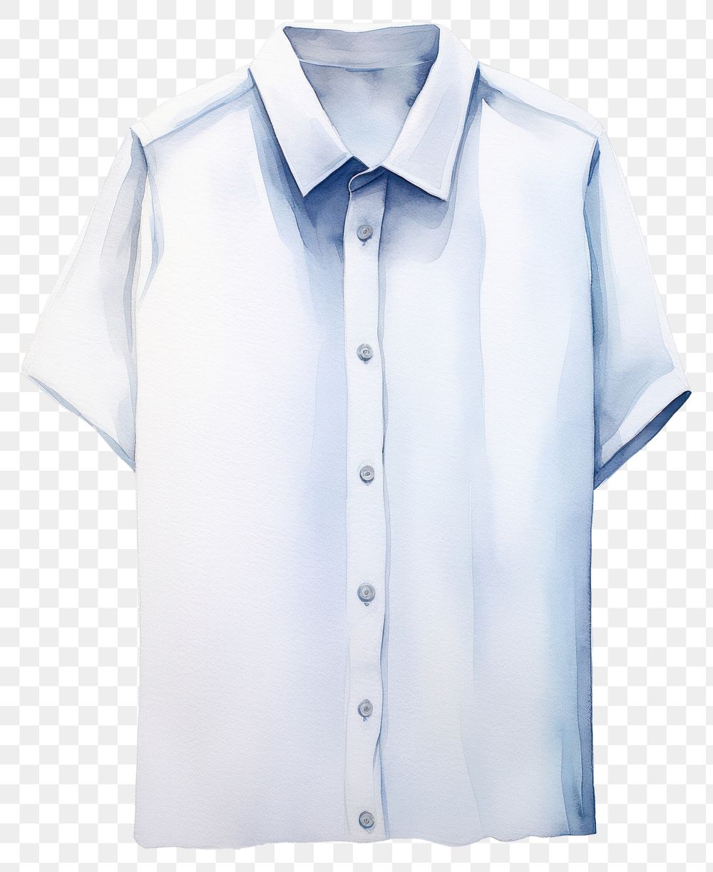 PNG Shirt blouse white coathanger. AI generated Image by rawpixel.
